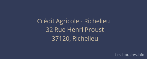 Cr&eacute;dit Agricole - Richelieu