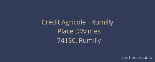 Crédit Agricole - Rumilly