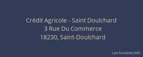 Crédit Agricole - Saint Doulchard