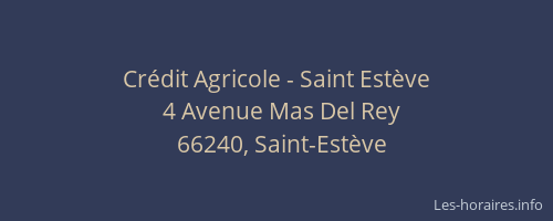 Crédit Agricole - Saint Estève