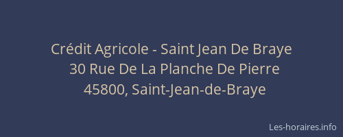 Crédit Agricole - Saint Jean De Braye