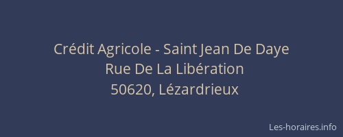 Crédit Agricole - Saint Jean De Daye