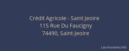 Crédit Agricole - Saint Jeoire