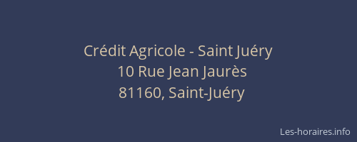 Crédit Agricole - Saint Juéry