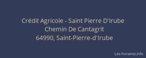 Crédit Agricole - Saint Pierre D'Irube