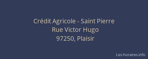 Crédit Agricole - Saint Pierre