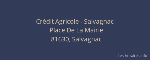 Cr&eacute;dit Agricole - Salvagnac
