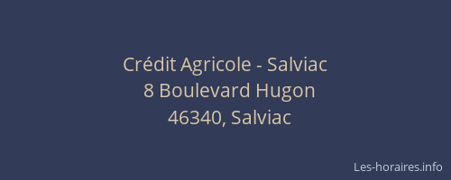 Cr&eacute;dit Agricole - Salviac