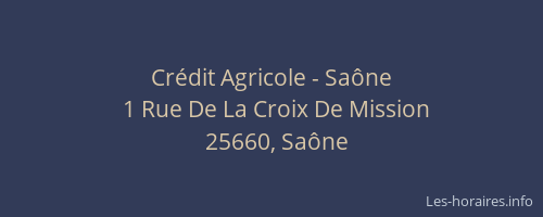 Crédit Agricole - Saône