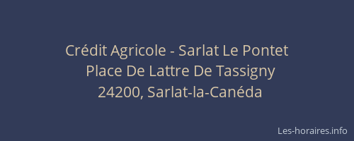 Crédit Agricole - Sarlat Le Pontet