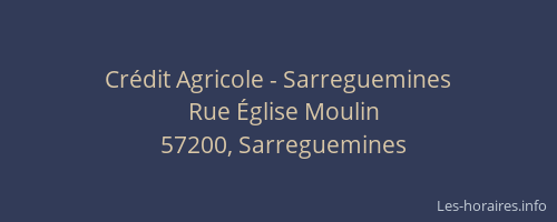 Cr&eacute;dit Agricole - Sarreguemines