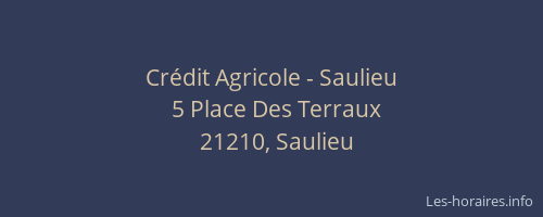 Crédit Agricole - Saulieu
