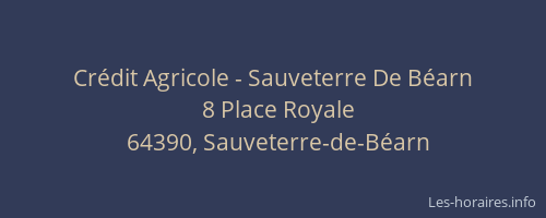 Crédit Agricole - Sauveterre De Béarn