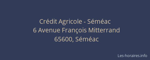 Crédit Agricole - Séméac