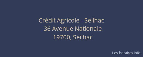 Crédit Agricole - Seilhac