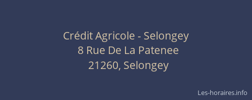 Crédit Agricole - Selongey