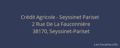 Crédit Agricole - Seyssinet Pariset