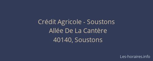 Crédit Agricole - Soustons