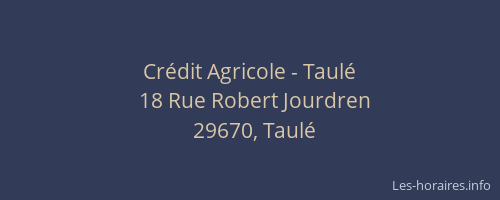 Crédit Agricole - Taulé