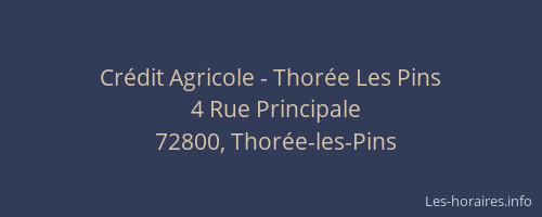 Cr&eacute;dit Agricole - Thor&eacute;e Les Pins