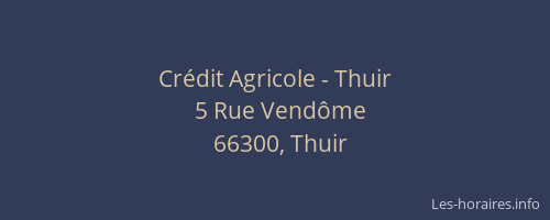 Crédit Agricole - Thuir
