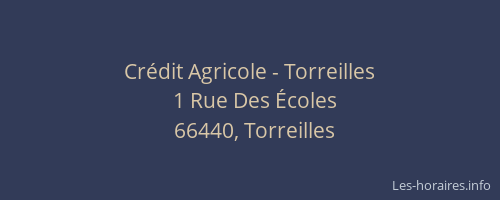 Cr&eacute;dit Agricole - Torreilles