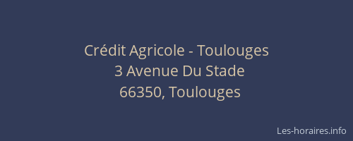 Crédit Agricole - Toulouges