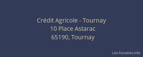 Cr&eacute;dit Agricole - Tournay