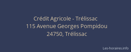 Cr&eacute;dit Agricole - Tr&eacute;lissac