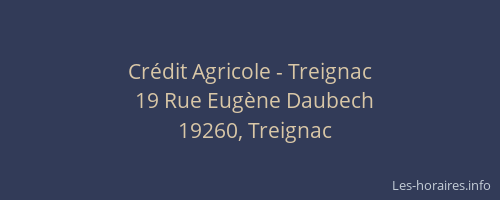 Crédit Agricole - Treignac