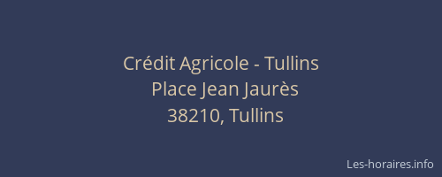 Crédit Agricole - Tullins