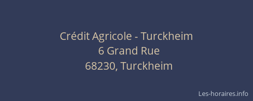 Crédit Agricole - Turckheim