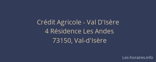 Crédit Agricole - Val D'Isère