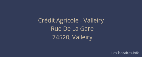 Crédit Agricole - Valleiry