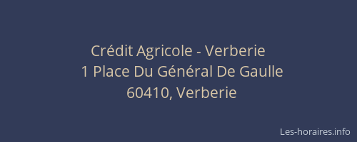 Crédit Agricole - Verberie