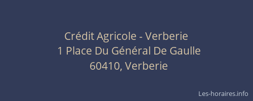 Cr&eacute;dit Agricole - Verberie