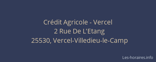 Crédit Agricole - Vercel