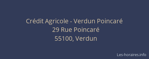 Crédit Agricole - Verdun Poincaré