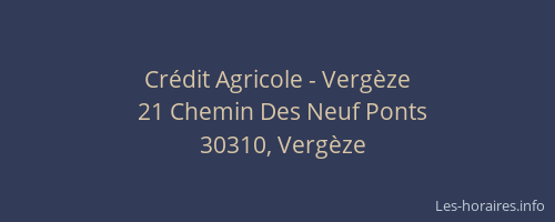 Crédit Agricole - Vergèze