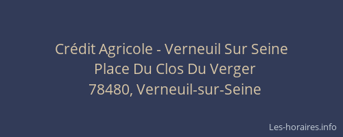 Cr&eacute;dit Agricole - Verneuil Sur Seine