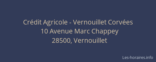 Cr&eacute;dit Agricole - Vernouillet Corv&eacute;es