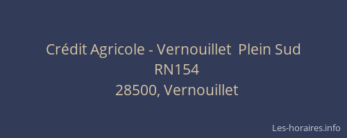 Cr&eacute;dit Agricole - Vernouillet  Plein Sud