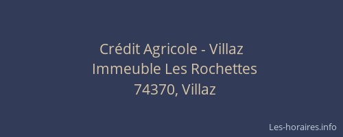Crédit Agricole - Villaz