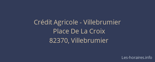 Crédit Agricole - Villebrumier