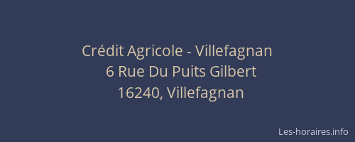 Crédit Agricole - Villefagnan