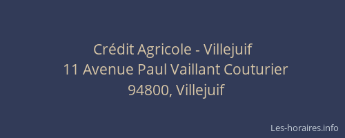 Crédit Agricole - Villejuif