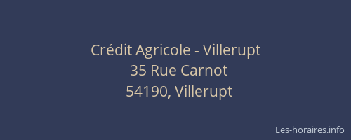 Cr&eacute;dit Agricole - Villerupt