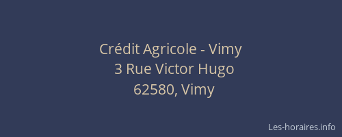 Crédit Agricole - Vimy