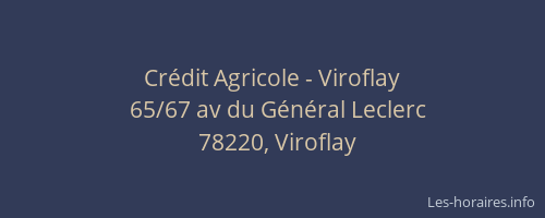 Crédit Agricole - Viroflay