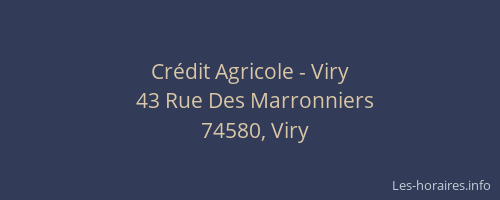 Crédit Agricole - Viry